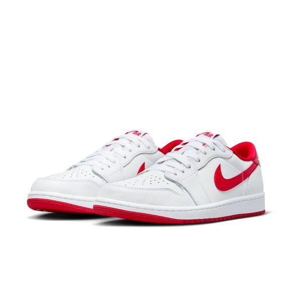 Air Jordan 1 Low Retro University Red White CZ0790-161 US Size 13 AJ1 i ii iii v - Picture 1 of 16